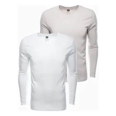 Ombre Men's V-NECK longsleeve set - mix