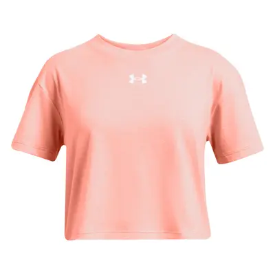 Dívčí tričko Under Armour CROP SPORTSTYLE LOGO SS