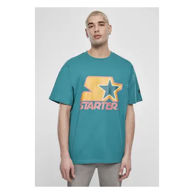 Starter Colored Logo Tee zelená/žlutá/růžová