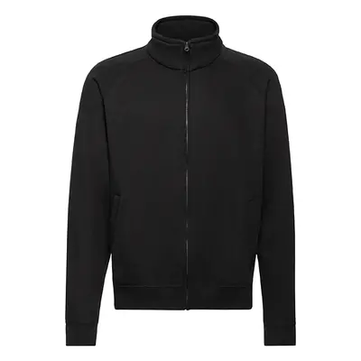 Black Men's Sweat Jacket Fruit of the Loom