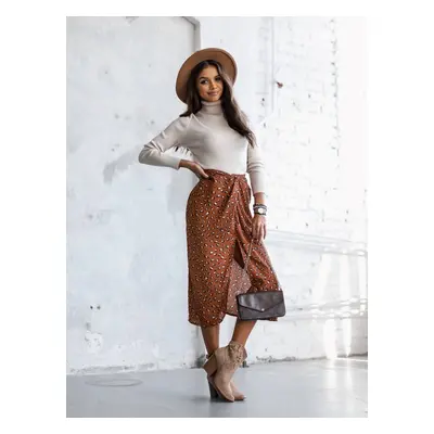 Brown skirt Cocomore cmgSP1076.brown