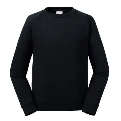 Black children's sweatshirt Raglan - Authentic Russell