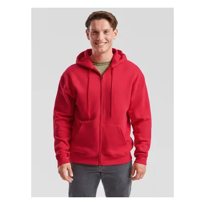 Red Men's Hoodie Premium Fruit of the Loom