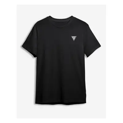 Trendyol Black Logo Printed Regular Cut T-shirt