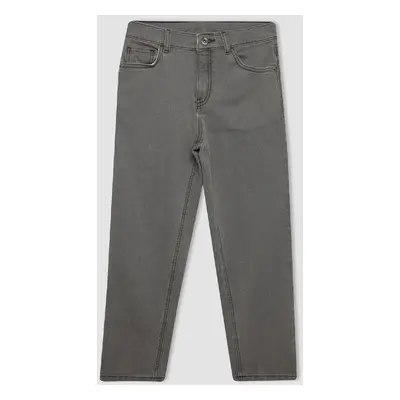 DEFACTO Boy Straight Fit Straight Leg Pocket Jean Trousers