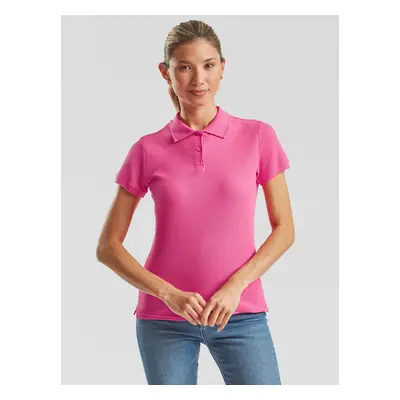 Polo Fruit of the Loom Pink Women's T-shirt