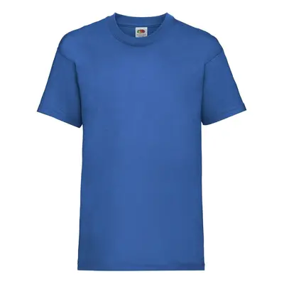 Blue Fruit of the Loom Cotton T-shirt