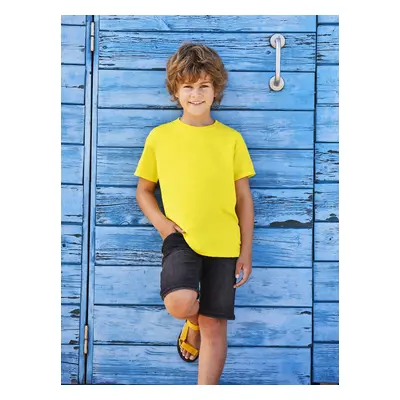 Yellow T-shirt for Children Original Fruit of the Loom