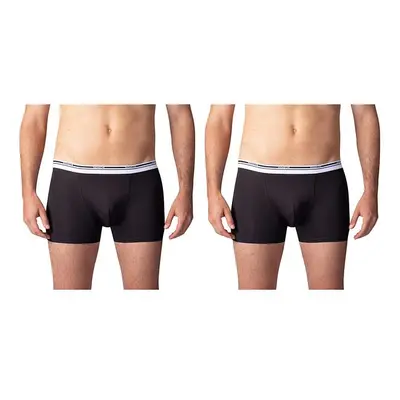 Bellinda BOXER COLOURS 2x - Double pack of cotton boxer shorts - black