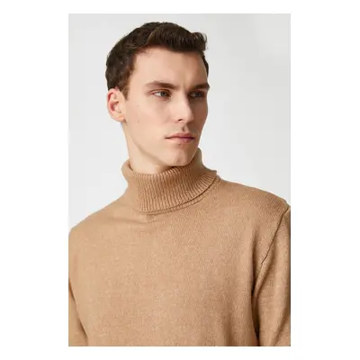 Koton Men's Camel Hair Sweater