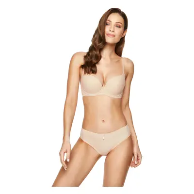 Gorteks Carla moulded cup push-up bra beige