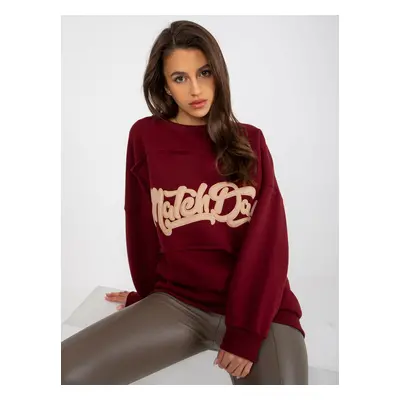 Sweatshirt-FA-BL-8127.80P-burgundy