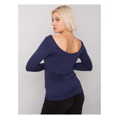 Blouse-FA-BZ-7552.94P-navy blue