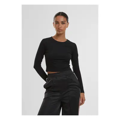 Dámský organický Cropped Longsleeve černý