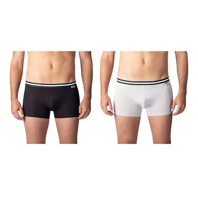 Bellinda COTTON STRETCH BOXER 2x - Double pack of cotton boxer shorts - black - gray