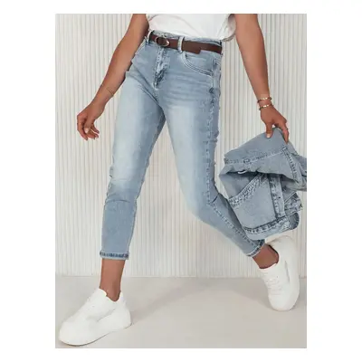 Spodnie damskie jeansowe GLAM JEANS niebieskie Dstreet