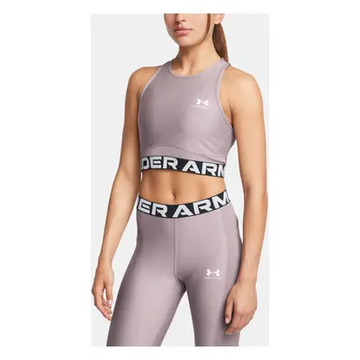 Dámské tílko Under Armour HeatGear Rib Tank-GRY - Dámské