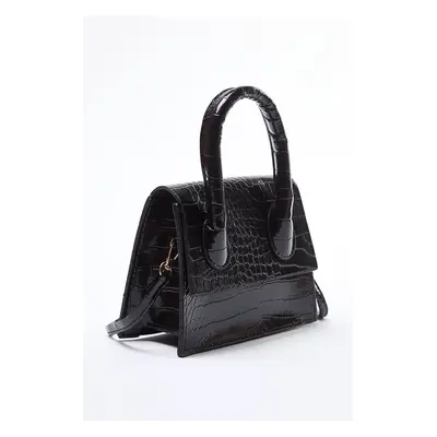 Trendyol Black Textured Cross Strap Women's Mini City Bag