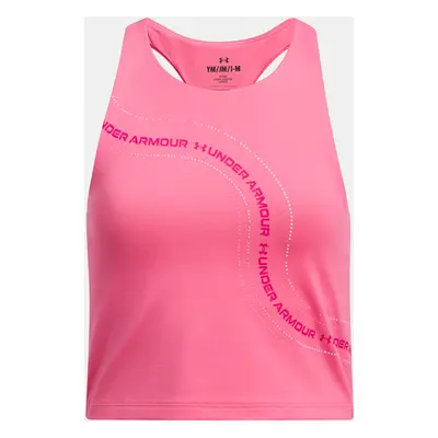 Dívčí tílko Under Armour G Motion Branded Crop Tank - Holky