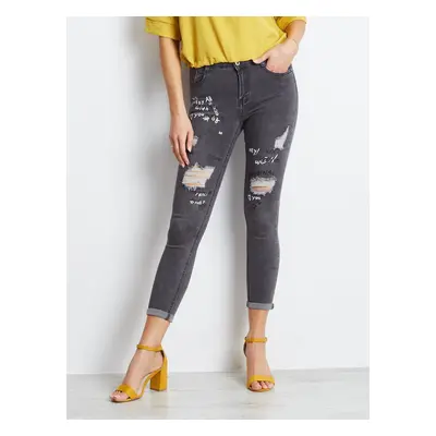 Jeans trousers-JMP-SP-F2437.54P-dark grey