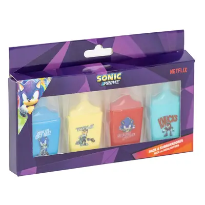 FLUOR MARKERS PACK X4 SONIC PRIME