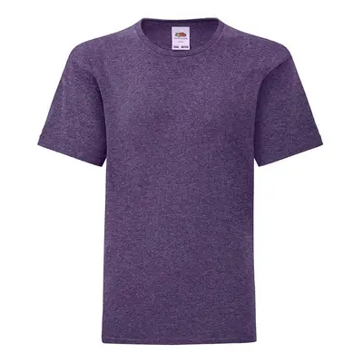 Purple children's t-shirt in combed cotton Fruit of the Loom