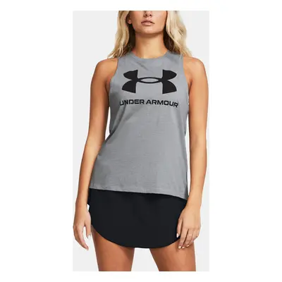 Under Armour Tílko Live Sportstyle Graphic Tank-GRY - Dámské