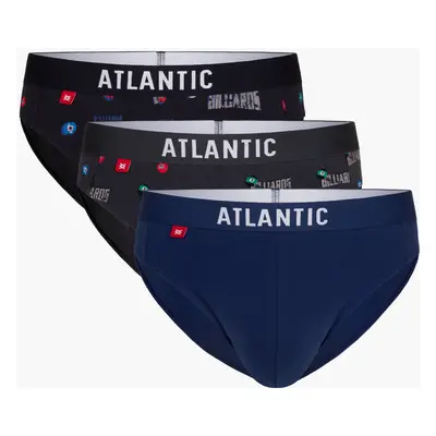 Pánské slipy ATLANTIC 3Pack - vícebarevné