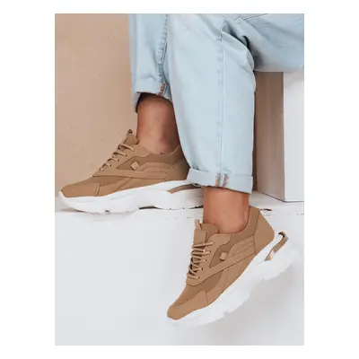 Sneakersy damskie na platformie SPORTLITE khaki Dstreet