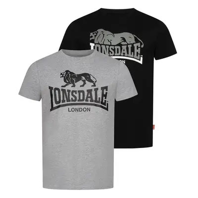 Lonsdale Men&#039;s t-shirt regular fit double pack