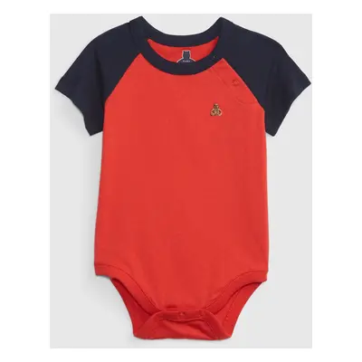 GAP Baby body organic medvídek Brannan - Kluci