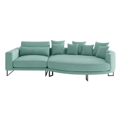 Livetastic POHOVKA BIG SOFA, textil, tyrkysová