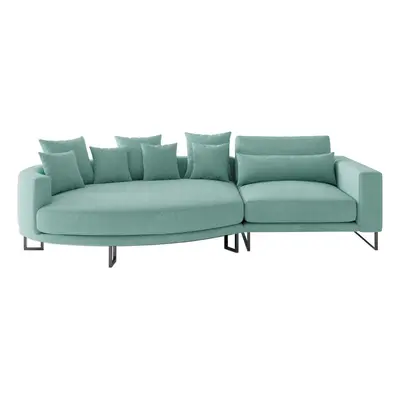 Livetastic POHOVKA BIG SOFA, textil, tyrkysová