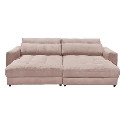 MID.YOU POHOVKA BIG SOFA, textil, kompozitní dřevo, světle růžová