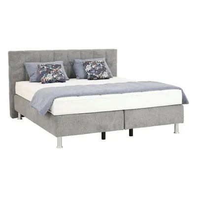 Beldomo - Sleep POSTEL BOXSPRING, 180/200 cm, textil, šedá