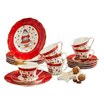 X-Mas KÁVOVÁ SOUPRAVA, 18dílné, porcelán (new bone china)