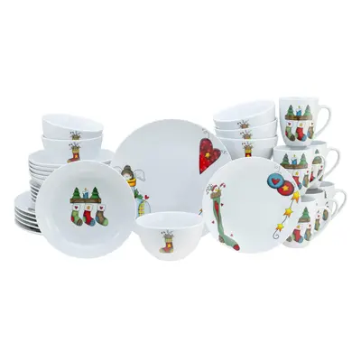 Creatable KOMBINOVANÁ SOUPRAVA, 30dílné, porcelán