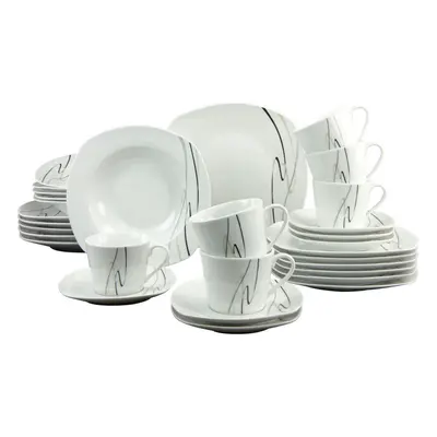 Creatable KOMBINOVANÁ SOUPRAVA, 30dílné, porcelán