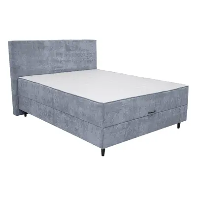 Hom`in POSTEL BOXSPRING, dřevo, textil, kompozitní dřevo, tmavě šedá