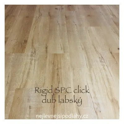 Rigid Vinyl Floor click Dub Labský - vzorek