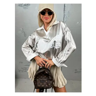 Oversized top s dlhým rukávom SHANA