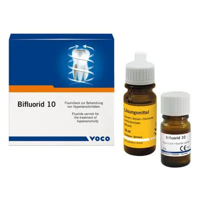 VOCO Bifluorid 10 SET pro hloubkovou fluoridaci 1x4g + roztok 10ml