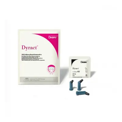 Dentsply Dyract kompomérní výplňový materiál A2 (compules), 20x0,25g