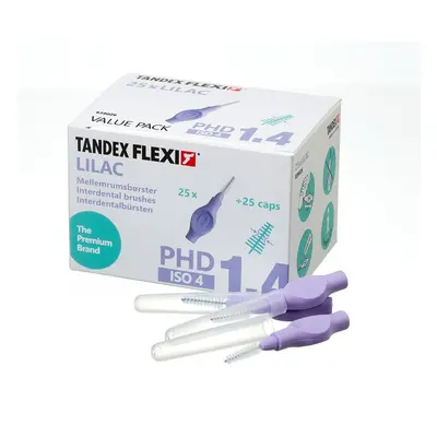 Tandex Flexi mezizubní kartáček 1,4 mm ISO 4 kónické (lila), 25ks