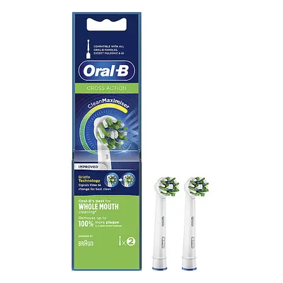 Oral-B Cross Action CleanMaximiser EB 50RB-2 náhradní kartáčky, 2ks