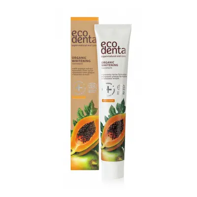 ECODENTA Organic Papaya bělící zubní pasta s extraktem z papáji, 75ml