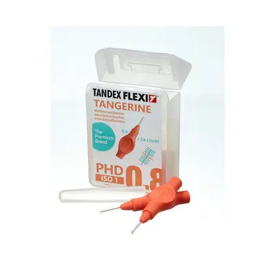 Tandex Flexi mezizubní kartáčky 0,8 mm (oranžové), 6ks