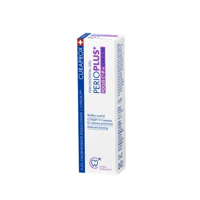 Curaprox Perio Plus+ Focus zubní gel (CHX 0,5%), 10 ml