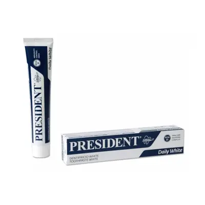 PresiDENT Daily White bělící zubní pasta, 75ml