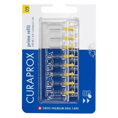 Curaprox CPS 09 Prime REFILL mezizubní kartáčky, 8ks (blistr)